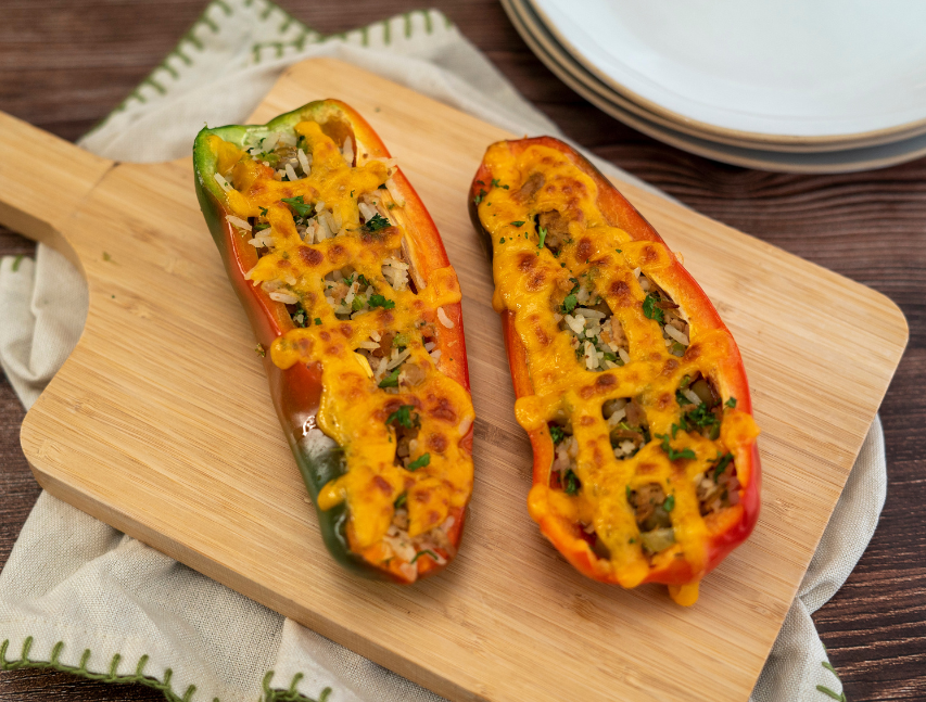 Chiles rellenos de atún