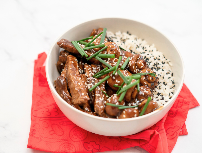 Hongos teriyaki