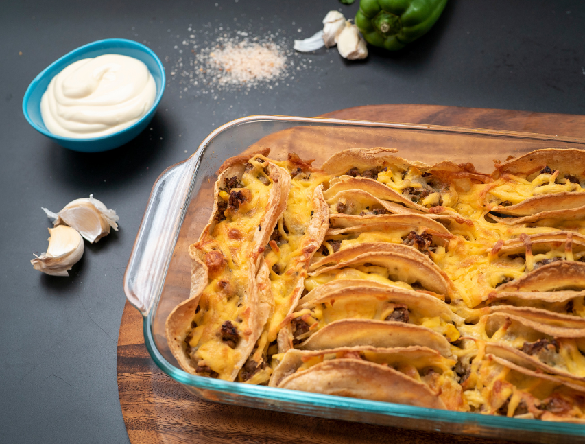 Pyrex de tacos