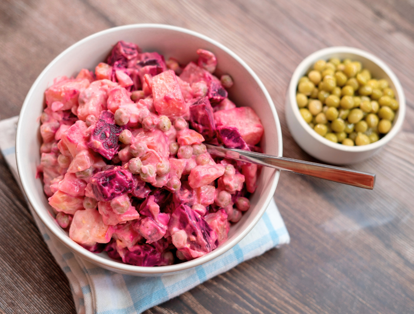 Ensalada rusa con guisantes Richly